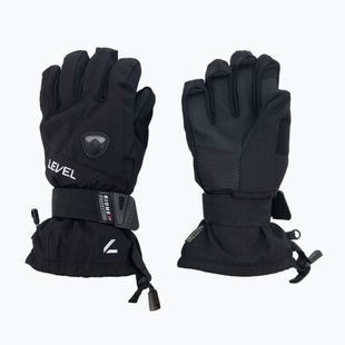 Children's snowboard gloves Level Fly black 4001JG.01