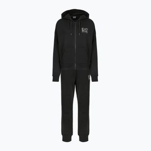 Women's tracksuit EA7 Emporio Armani Train Visibility Zip black / silver