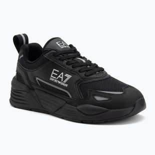 Shoes EA7 Emporio Armani Ace Runner New triple black / silver