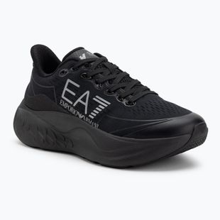 Shoes EA7 Emporio Armani Wave Cracking full black / silver