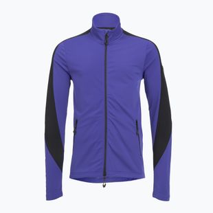 Men's sweatshirt EA7 Emporio Armani Ski Kitzbuhel Power Stretch Colorblock T-Top Fz clematis blue