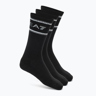 Socks EA7 Emporio Armani Train Socks Sponge 3 pairs black / black / black