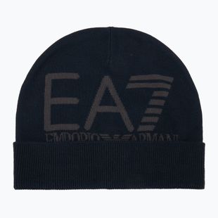 Winter hat EA7 Emporio Armani Mountain Visibility Beanie asphalt / black