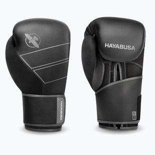Hayabusa S4 Leather boxing gloves black S4LBG