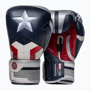 Hayabusa boxing gloves Marvel's Captain America silver/blue