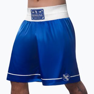 Hayabusa Pro Boxing training shorts blue