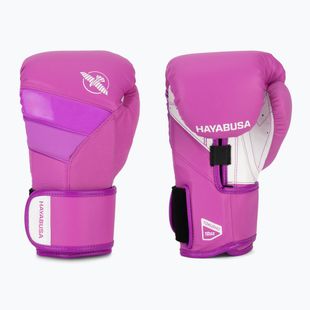 Hayabusa T3 Neon neon purple boxing gloves
