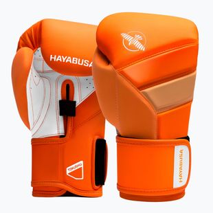 Hayabusa T3 Neon neon orange boxing gloves