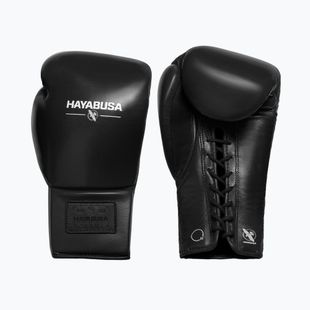 Boxing gloves Hayabusa Pro Traditional Horse Hair Lace-Up black