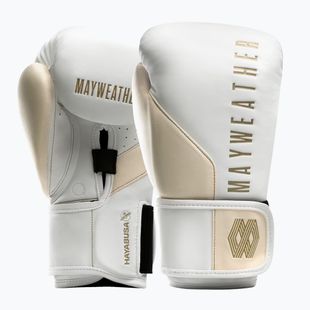 Hayabusa Mayweather Champ white/gold boxing gloves