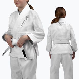 GI for children's Brazilian jiu-jitsu Hayabusa Essential white