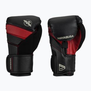 Hayabusa T3 black/red boxing gloves