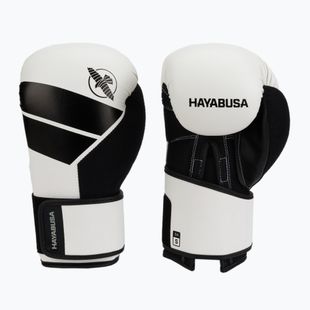 Hayabusa S4 black and white S4BG boxing gloves