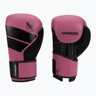 Hayabusa S4 pink/black boxing gloves S4BG
