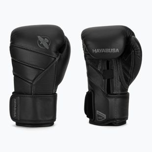 Hayabusa T3 Kanpeki jet black boxing gloves