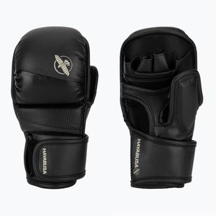 Hayabusa T3 Hybrid black grappling gloves