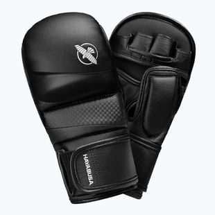 Hayabusa T3 Hybrid black grappling gloves