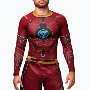 Hayabusa men's longsleeve rashguard Marvel's Iron Man red