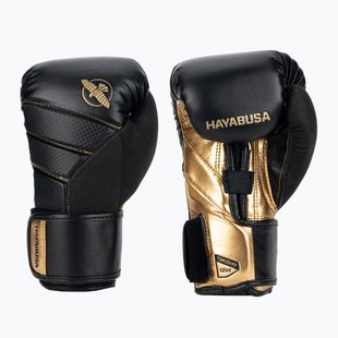 Hayabusa T3 black/gold boxing gloves