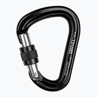 Carabiner Grivel Delta K5N Screw Lock black/black