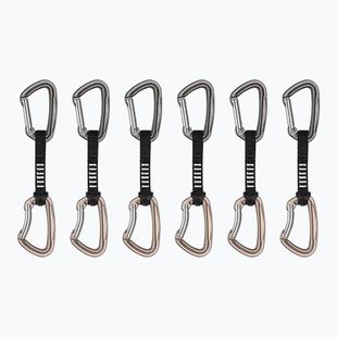 Grivel ALL-Round Alpha 6 pack 11 cm black/yellow climbing quickdraw set