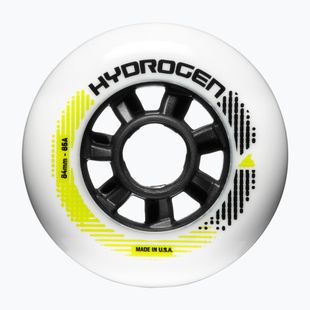 Roller skate wheels Rollerblade Hydrogen 84MM/85A 8 pcs. white