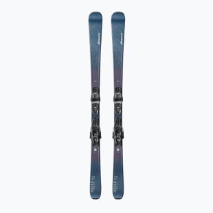 Women’s downhill skis with bindings Nordica Belle 72 + TP2COMP10 FDT midnight-blue/rainbow