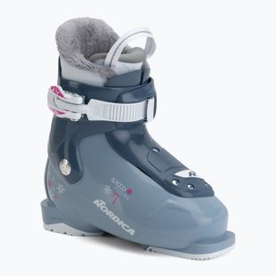 Children's ski boots Nordica Speedmachine J 1 blue/light blue/fucsia