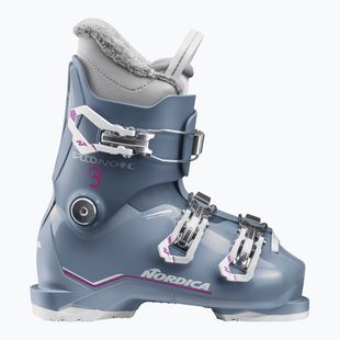 Children's ski boots Nordica Speedmachine J 3 blue/light blue/fucsia