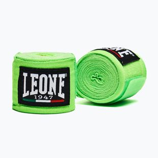 Boxing wraps Leone 1947 Hand Wraps 350 cm verde fluo/fluo green