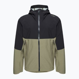 CMP men's rain jacket 35Z6187 Fix Hood sage