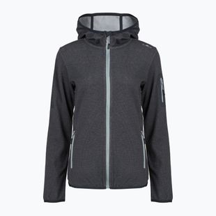 Women's trekking sweatshirt CMP 34H6376 Fix Hood nero/cemento