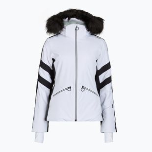 Women's ski jacket CMP 35W0246 Zip Hood Synthetic Fur bianco