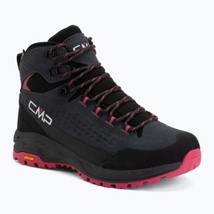 Women's trekking boots CMP Vertyx Mid Waterproof grey/fuxia