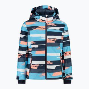Children's ski jacket CMP 39W2085 topazio/bianco/lotus