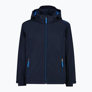 Children's ski jacket CMP 39W1924 black/blue/royal blue