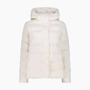 Women's insulated jacket CMP 35K3666 Fix Hood b.co gesso/blue ink