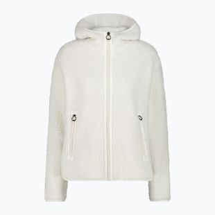 Women's sweatshirt CMP 35P3856 Long Teddy Highloft b.co gesso