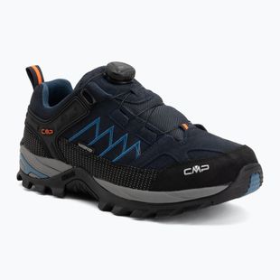 Men's trekking boots CMP Rigel Low Fitgo Wp b.blue/flash orange