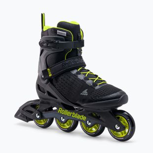 Men's Rollerblade Zetrablade Elite black/lime roller skates