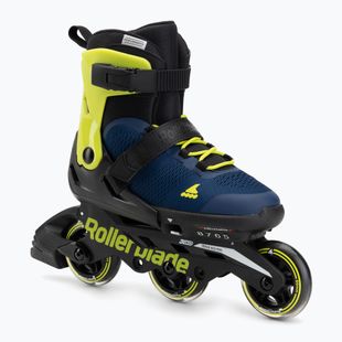 Children's roller skates Rollerblade Microblade 3WD Jr blue royal/lime