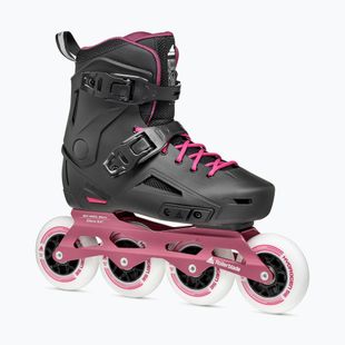 Women's rollerblades Rollerblade Lightning 90 W black/sangria