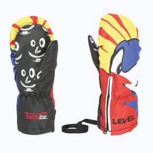 Children's ski gloves Level Lucky Mitt yellow/blue