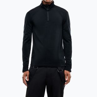 Men's ski sweatshirt EA7 Emporio Armani Pure Powerstretch T-Top Half Zip black
