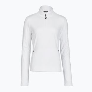 Women's ski sweatshirt EA7 Emporio Armani Pure Powerstretch T-Top Half Zip white