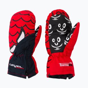 Level Lucky Mitt children's ski glove red 4146