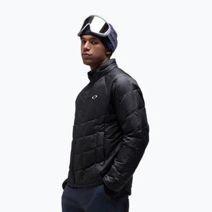 Men's down jacket Oakley Peakbound Packable Down pitch black