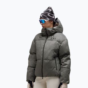 Women's ski jacket Oakley Icicle Cropped cement melange