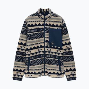 Men's fleece sweatshirt Oakley Mountain Fire Sherpa abyss norway pattern