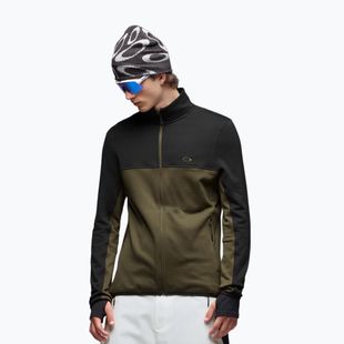 Men's sweatshirt Oakley Canopy FZ blackout/deep olive